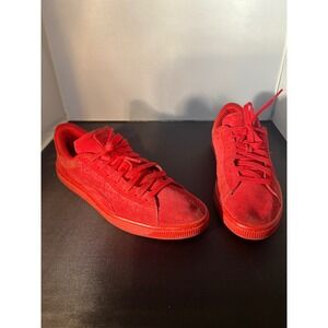 PUMA Suede Classic‎ XXI Red Suede Sneakers Casual Shoes Athletic Mens 6.5